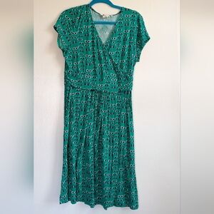 BODEN Glasses Print Lola Jersey Dress SZ 10